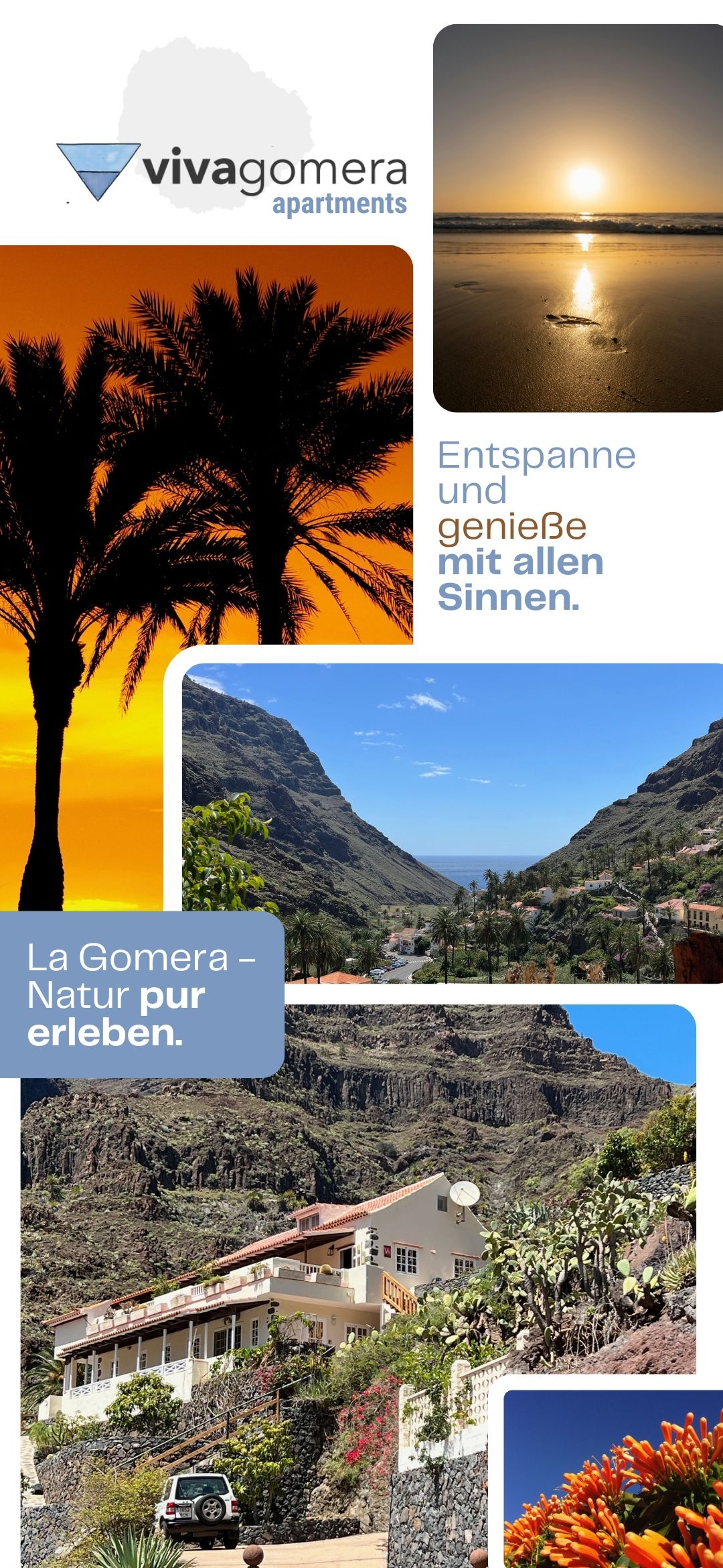 SlideCard Beispiel: Ferienapartments